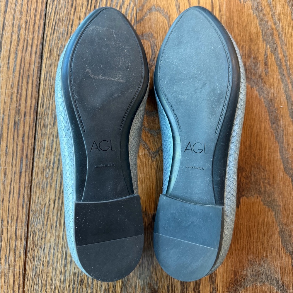 AGL Mimosa Snake Embossed Ballet Flat - Picture 7 of 7